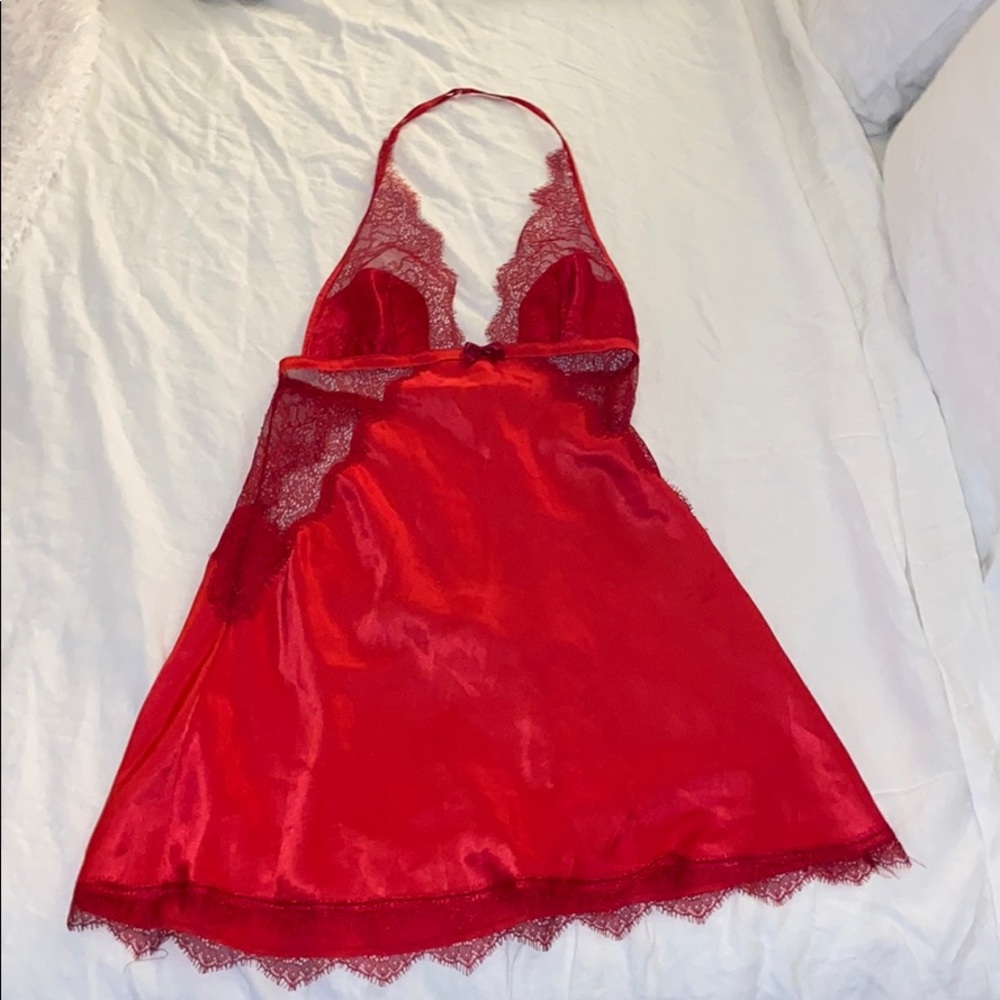 Victoria’s Secret Lace Plunge Slip